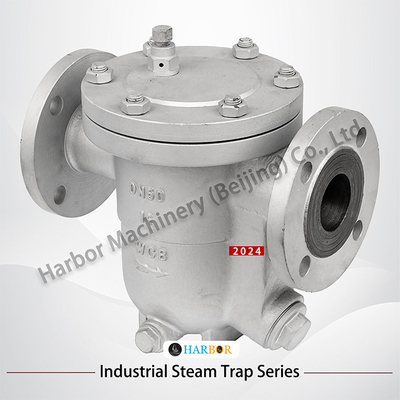 Valva de condensación de vapor de acero fundido de flujo libre duradera WCB gris CS41H-16C