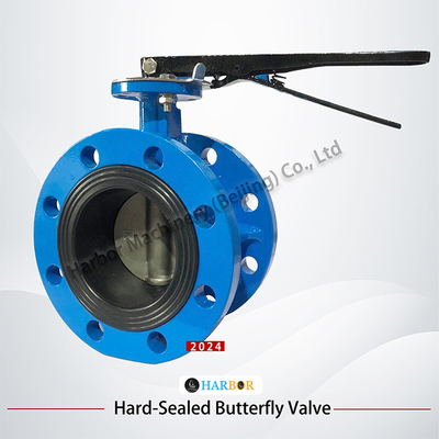 Válvula de mariposa D41X-16Q de hierro flexionado y manija de precisión con sello EPDM