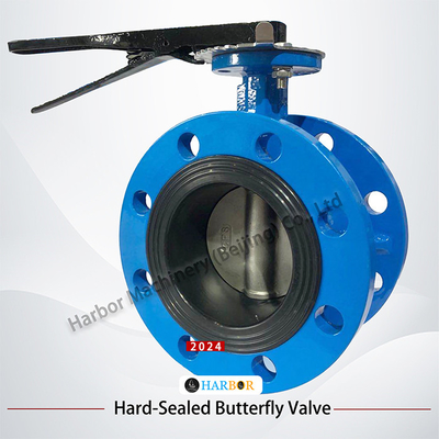 Válvula de mariposa D41X-16Q de hierro flexionado y manija de precisión con sello EPDM