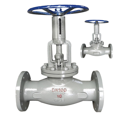 Válvula de control manual industrial de conexión por bridas para el caudal de agua Reglamento T40H-16C
