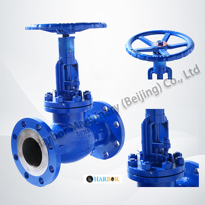 Válvula de control manual industrial de conexión por bridas para el caudal de agua Reglamento T40H-16C