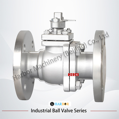 Valva de bola revestida con PTFE de plata Q41F46-16P Resistencia a la corrosión Alta fiabilidad