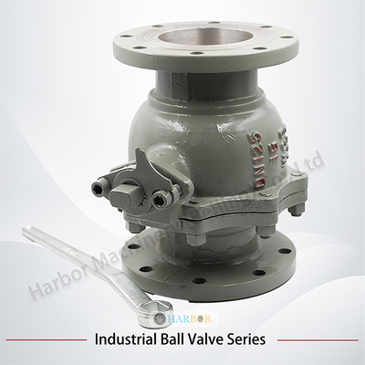 Válvula de bolas de acero fundido de sellado duro manual con brida Q41H/Y-16/25C