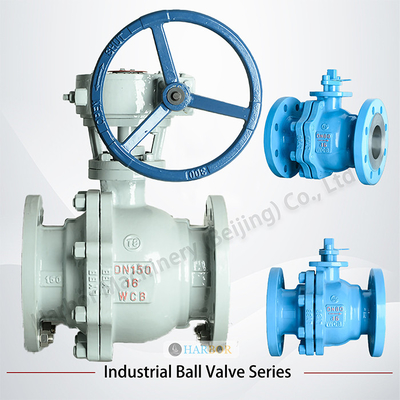 Válvula de bolas de acero fundido de sellado duro manual con brida Q41H/Y-16/25C