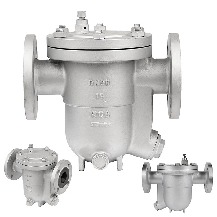 Valva de condensación de vapor de acero fundido de flujo libre duradera WCB gris CS41H-16C