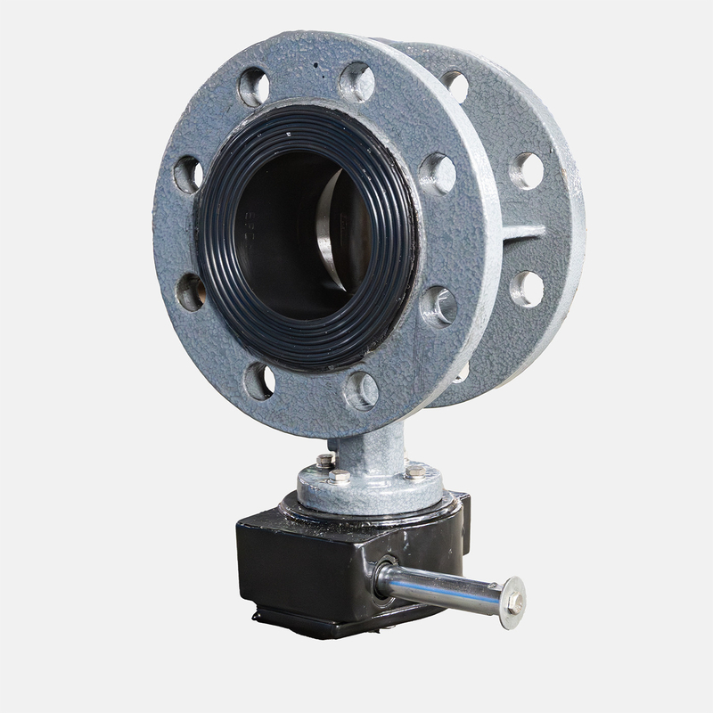 Válvula de mariposa de turbina manual de acero fundido WCB D341X-10/16C para medios de agua